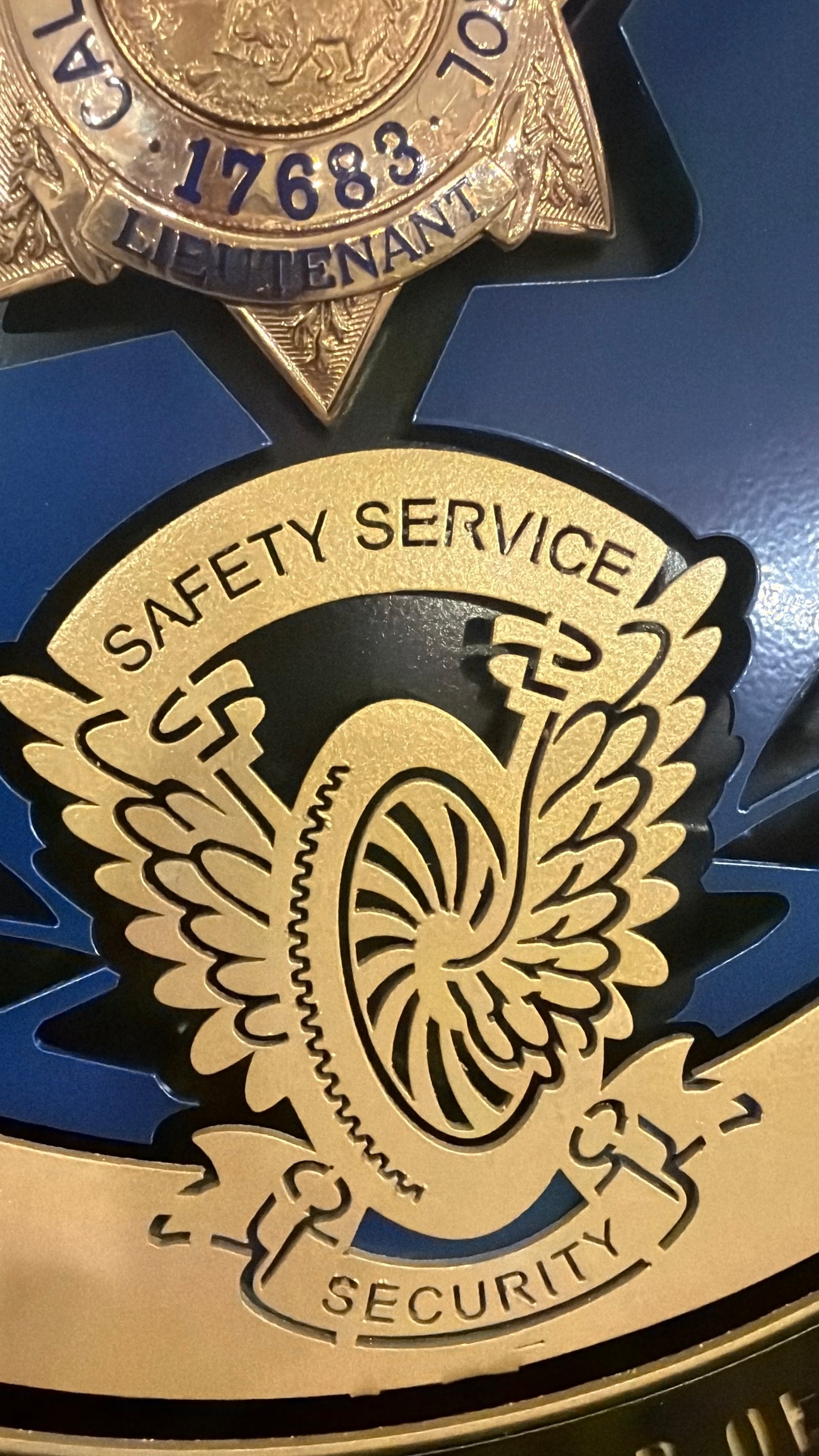 Badge Display CHP