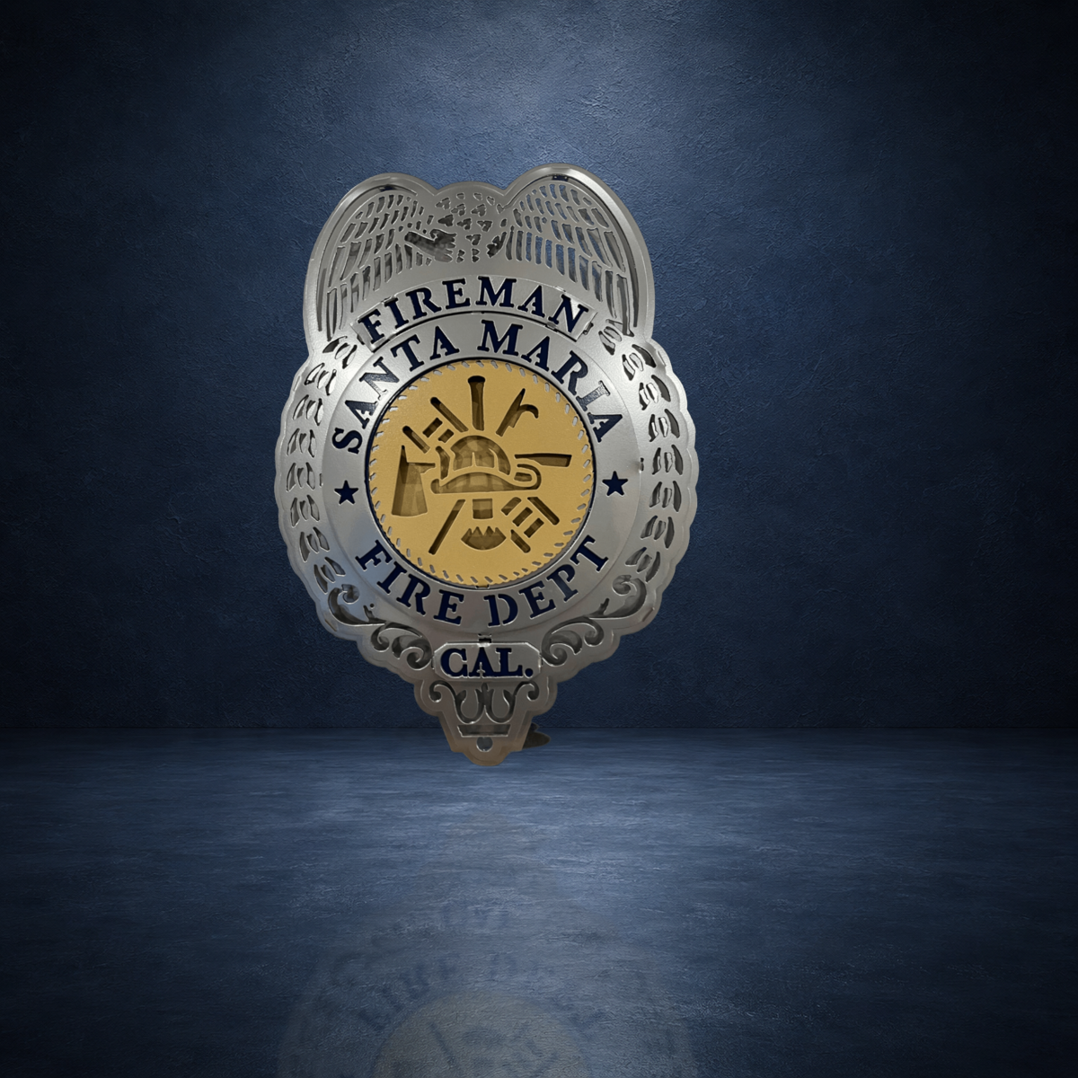 Santa Maria Fire Department (Retro Badge)