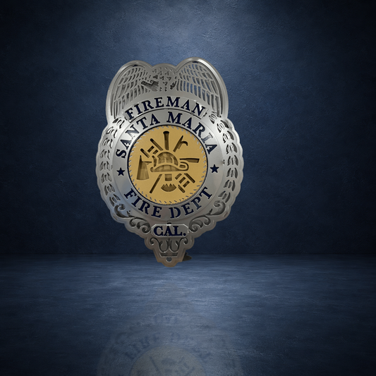 Santa Maria Fire Department (Retro Badge)