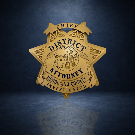 Mendocino County DA Investigator Star