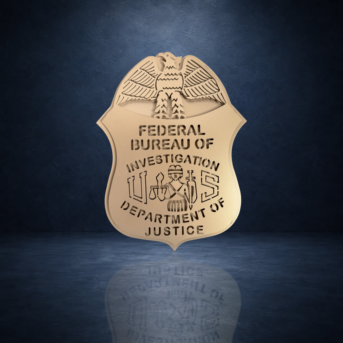 FBI Federal Bureau of Investigation Badge Sign