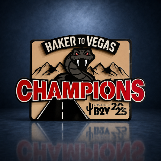 Baker to Vegas Champions Sign