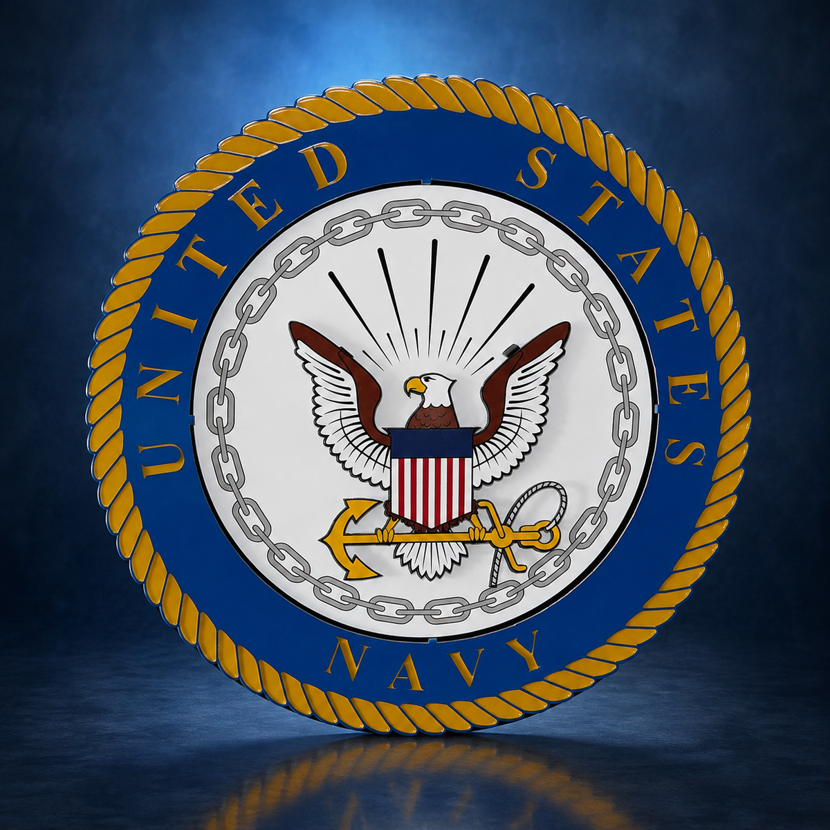 US NAVY Sign handcrafted aluminum sign by IRONiNK