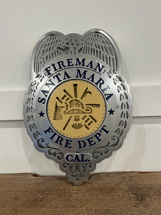Santa Maria Fire Department (Retro Badge)