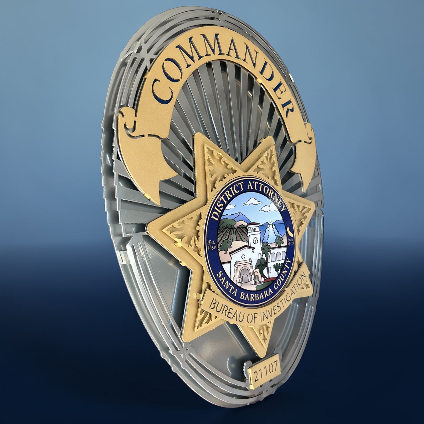 Santa Barbara County DA Investigator Badge