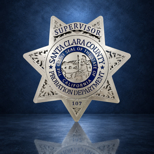 Santa Clara County Probation handcrafted aluminum sign by IRONiNK
